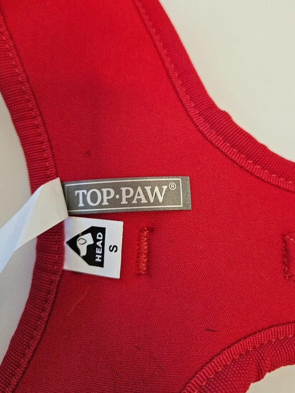 Top Paw Instant Comfort adjustable harness Nylon/mesh Red size S - Picture 7 of 12